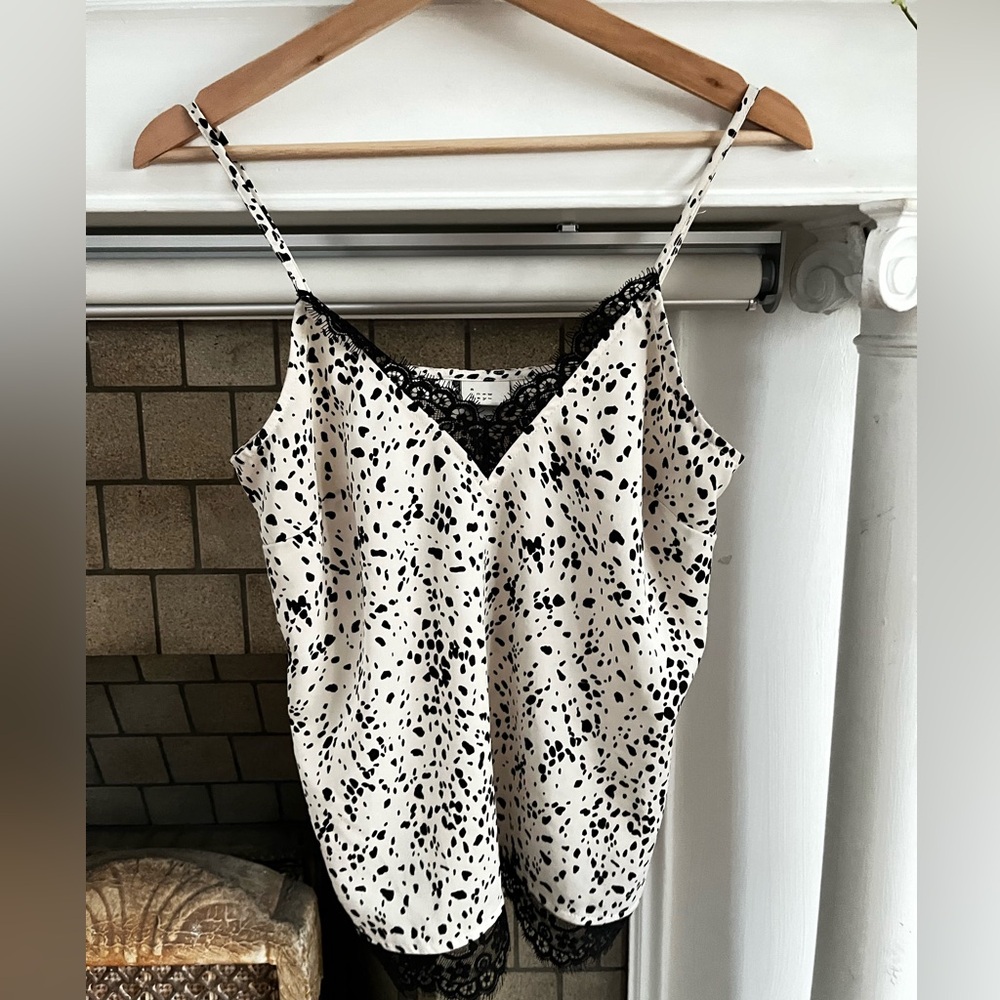 Cami with lace trim